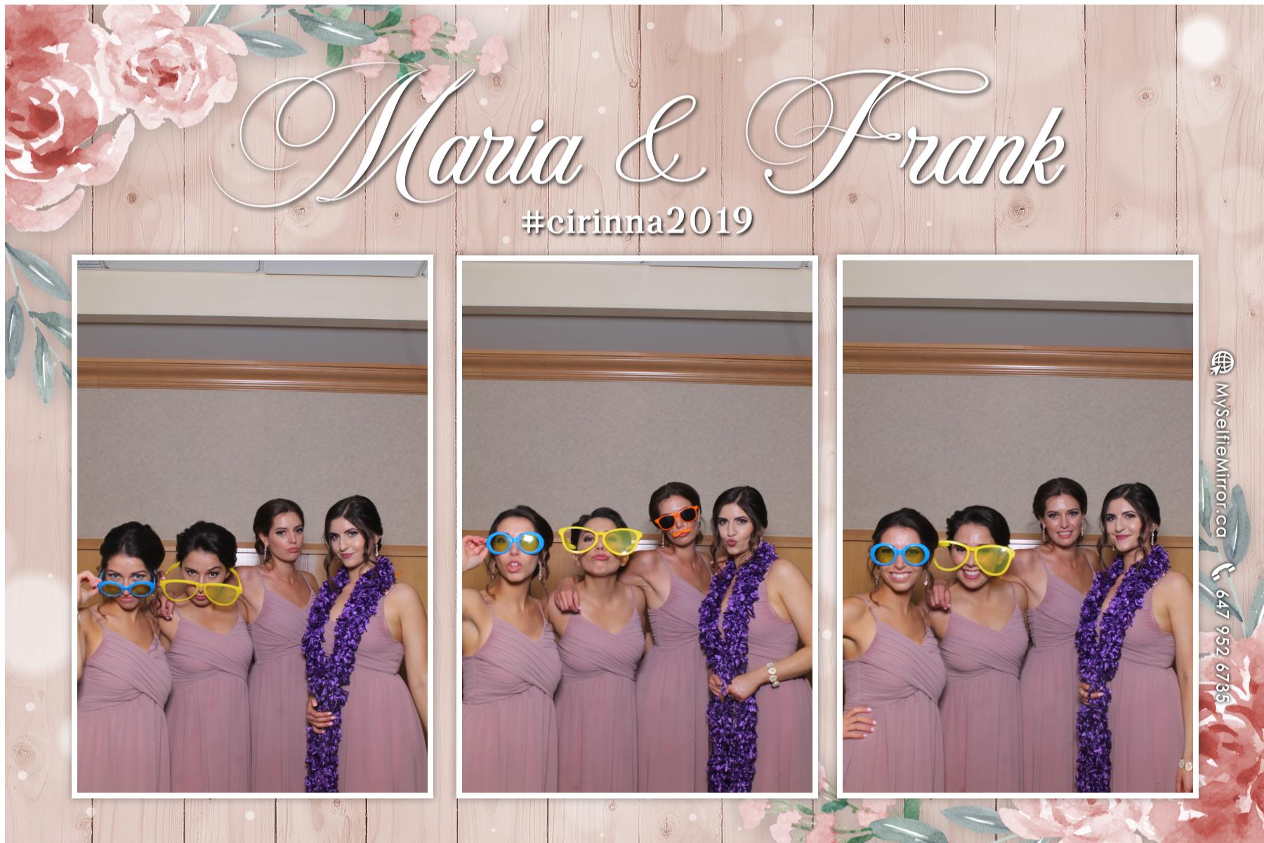 Wedding of Frank and Maria  | View more photos from the event at gallery.myselfiemirror.ca/u/romanmyselfiemirrorca/Wedding-of-Frank-and-Maria